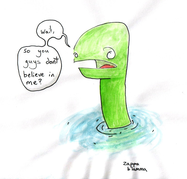 wait so you guys don't believe in me? nessy